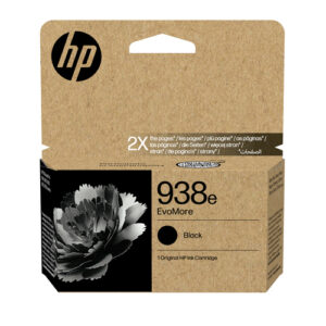 HP 938e Cartouche d’encre authentique Noir EvoMore - 2500 pages