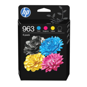 HP 963 - Pack 4 cartouches Noire/jaune/magenta/cyan