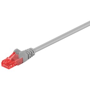 Goobay Cat 6-0100 U/UTP, CCA, Grey, 1M