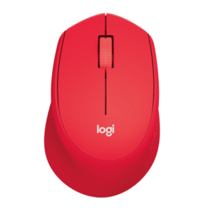 Logitech M330 Silent Plus wireless mouse - Red