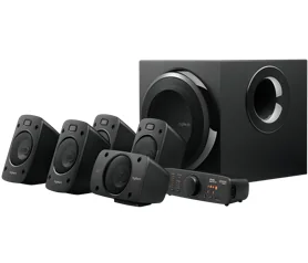 Logitech Z906 Surround Sound Speakers - HARDWIRED WITH EU PLUG