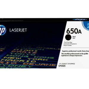 HP 650A Black Print Cartridge CLJ5525