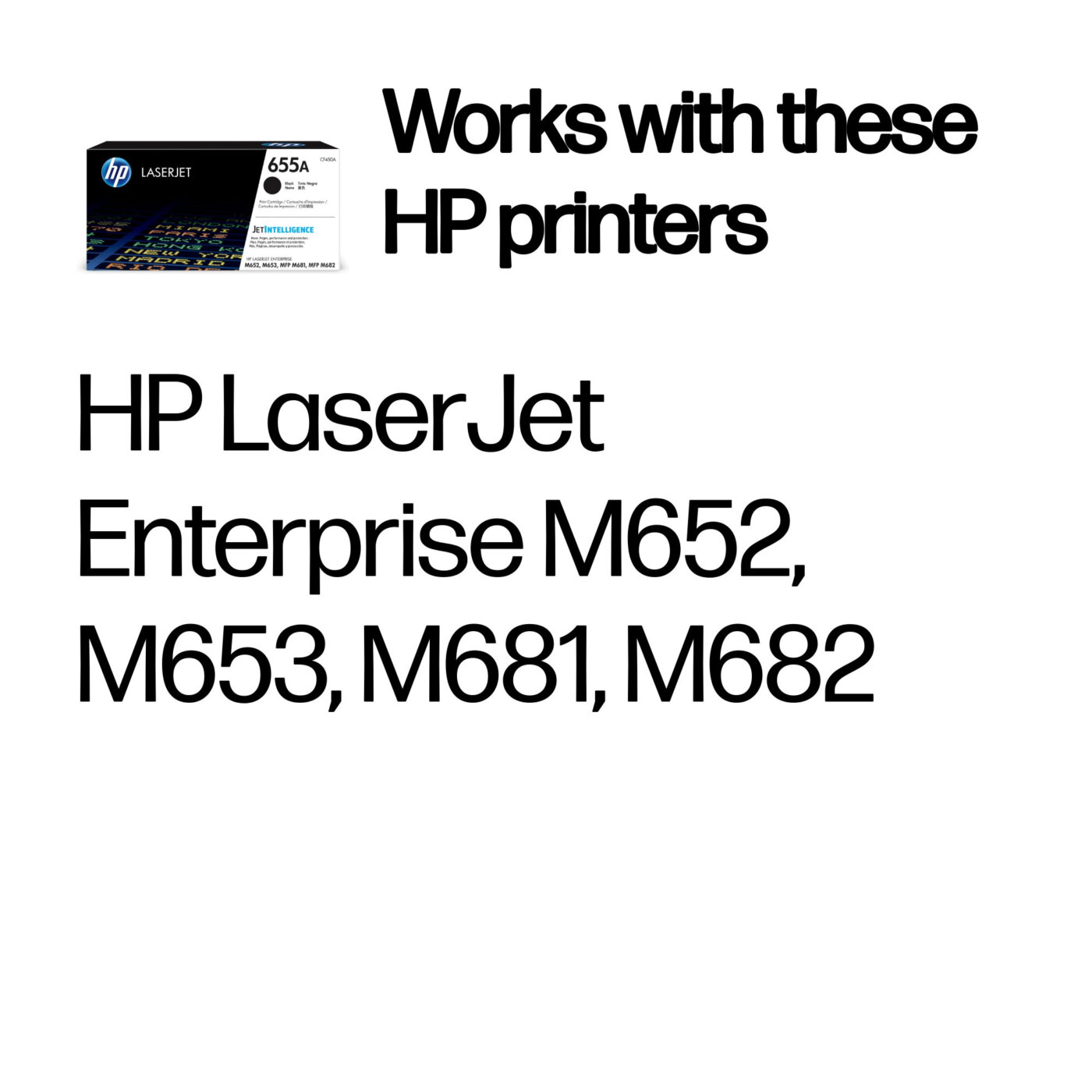 HP 655A - Toner Noir - 12 500 pages