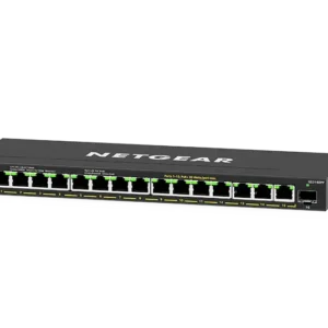 Netgear GS316EP 10/100/1000 16 Port Easy Smart Managed Gigabit Switch (with 16 PoE+ Ports) with 1 SFP port (180W)