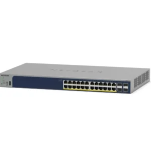 Netgear GS728TPPv3 10/100/1000 24 Port PoE+ Smart Managed Gigabit switch with 4 SFP uplink ports (380W)