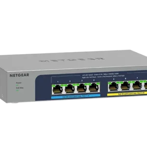 Netgear MS108UP 1/2.5G 8 Port PoE+/PoE++ Unmanaged 2.5G Multi-Gigabit Switch (with 4 PoE+ and 4 PoE++ Ports) 230W