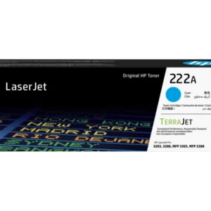 HP 222A Cyan LaserJet Toner Cartridge 1200p. Clr LJPro 3303xxx